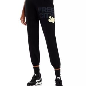 Free City Black Jogger Pants